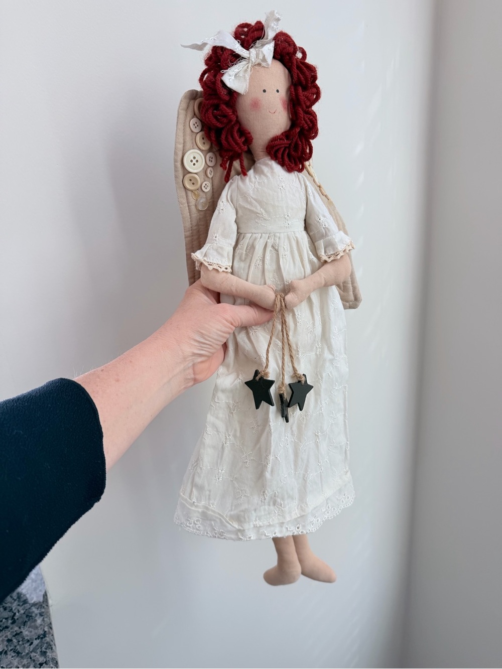 Handmade Angel Doll Folk-Art gorgeous